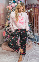 Very Merry Hello Mello Holiday Pajama Pants - Final Sale