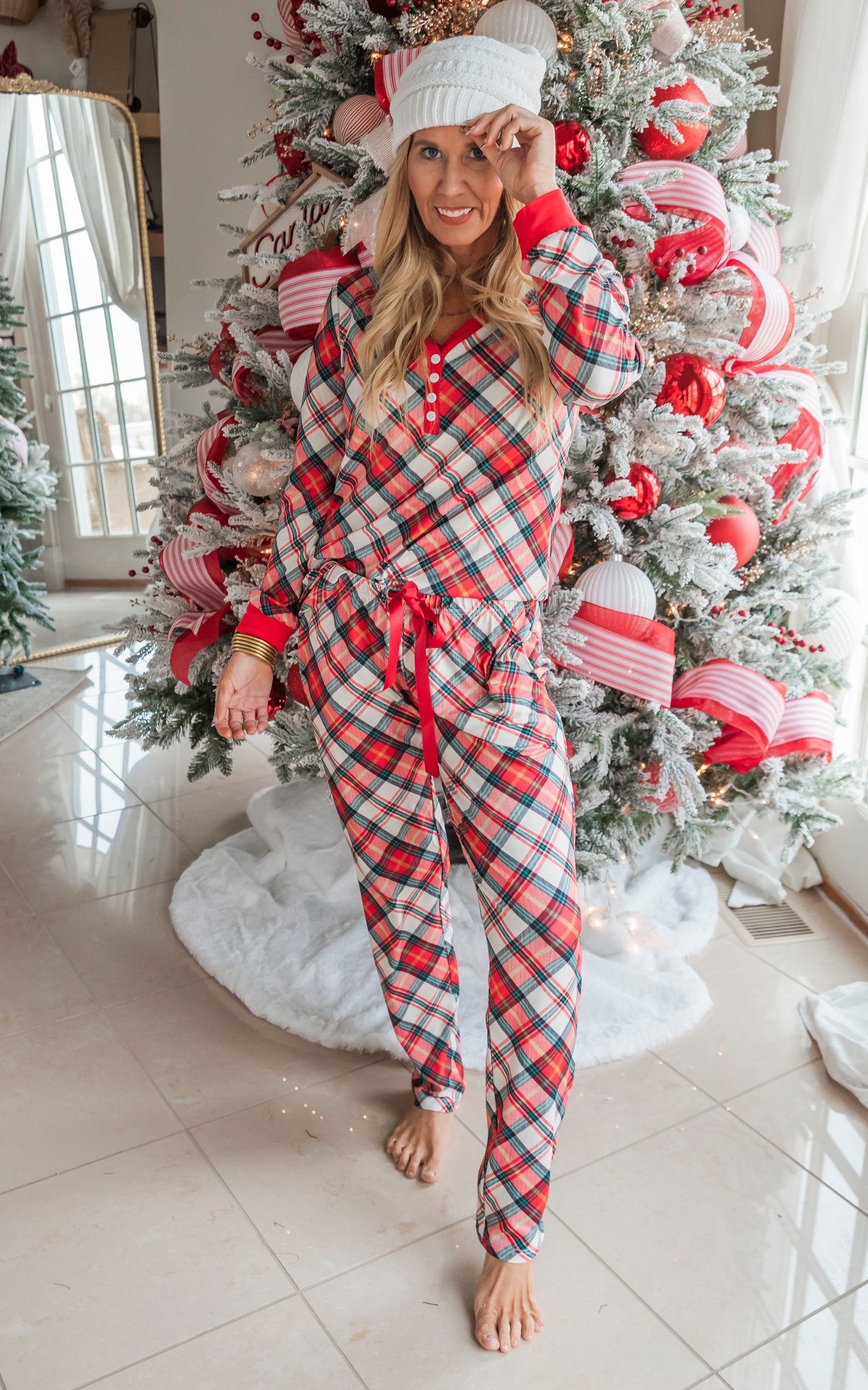 plaid pajamas