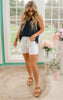 missy fit denim shorts