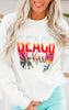 Sunset Beach Bum Graphic Crewneck Sweatshirt* - Final Sale