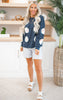 navy baseball sweater