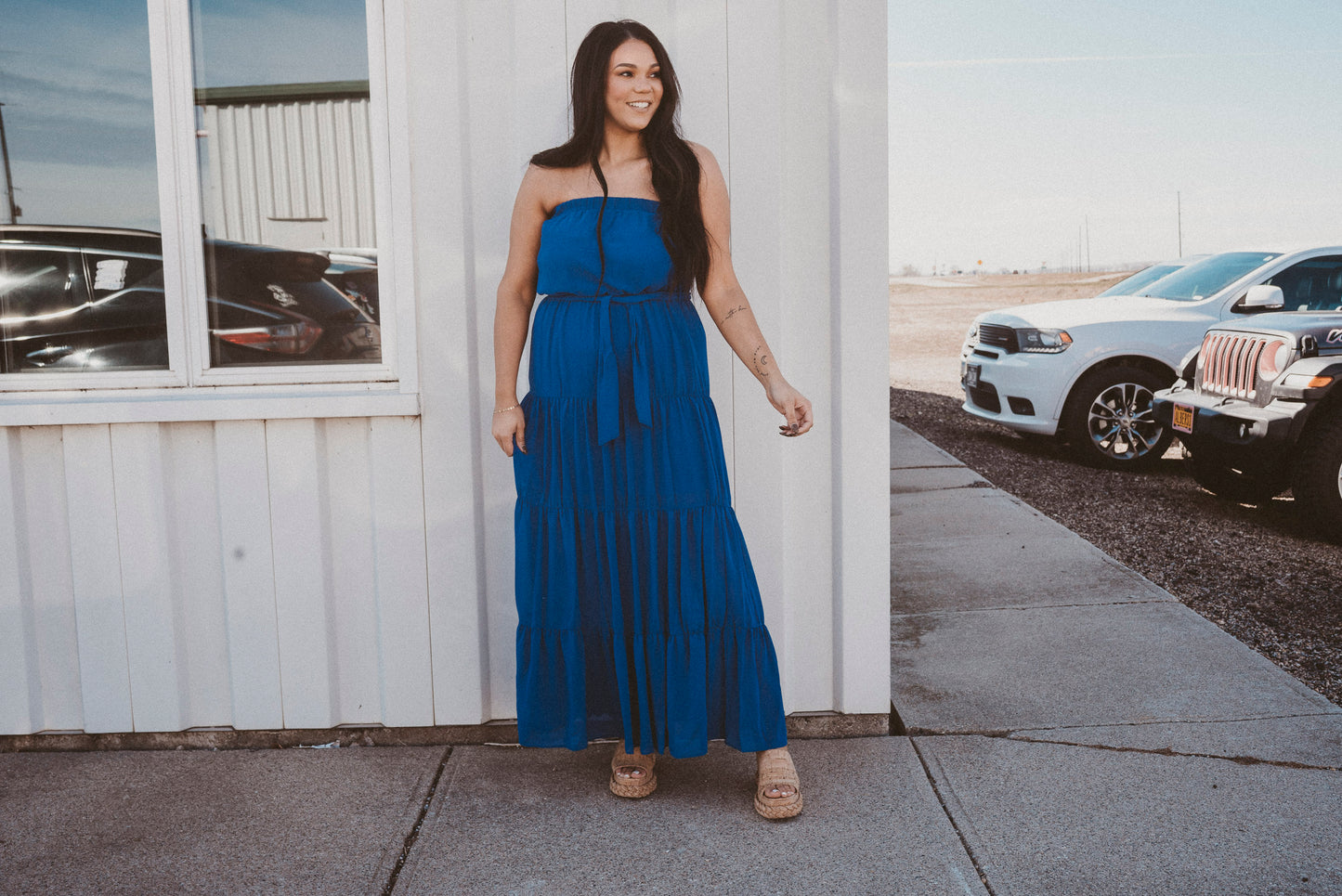 Coastal Freedom Maxi Dress - Final Sale