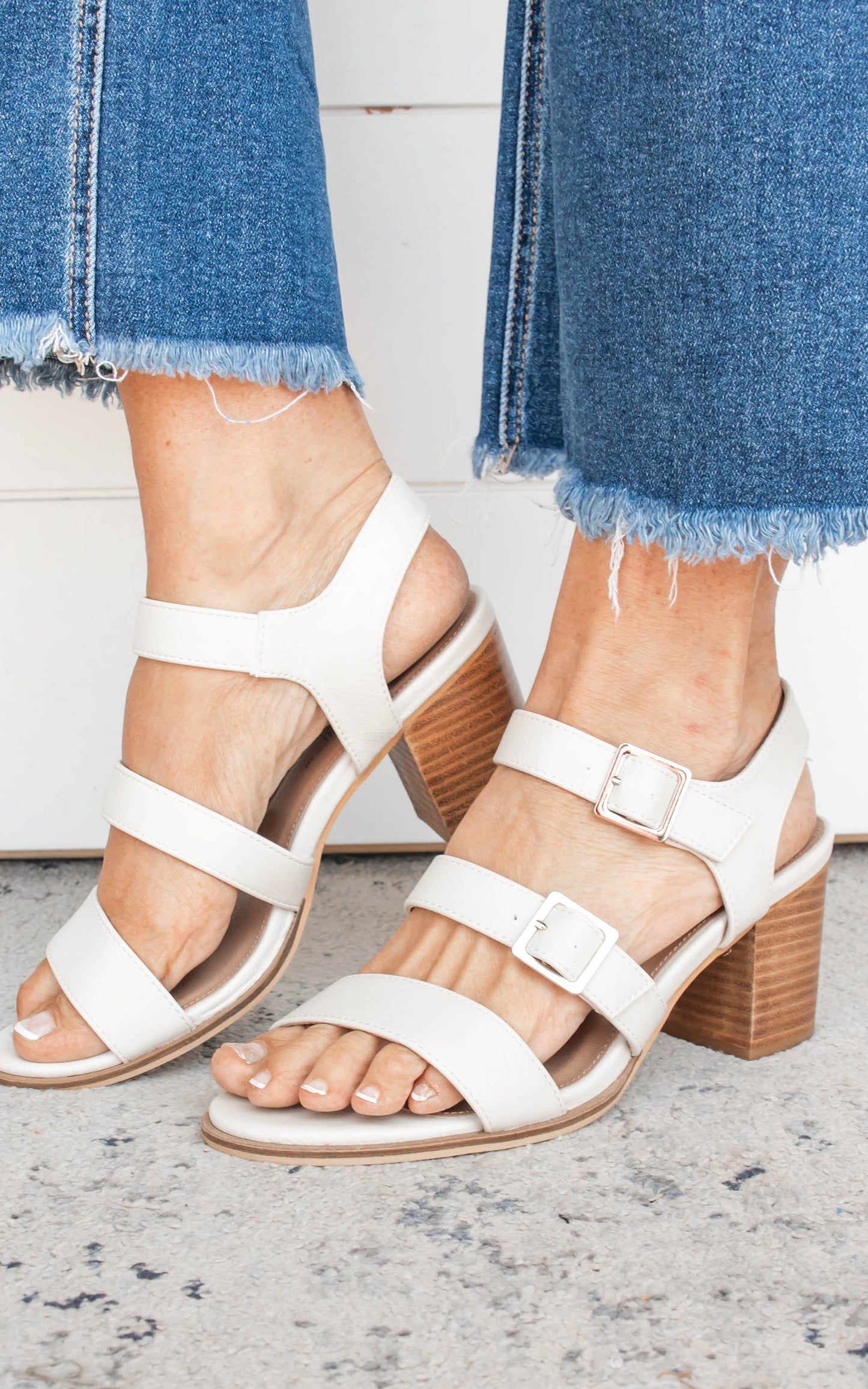 Corky's Banter Heeled Sandal - Cream - Final Sale