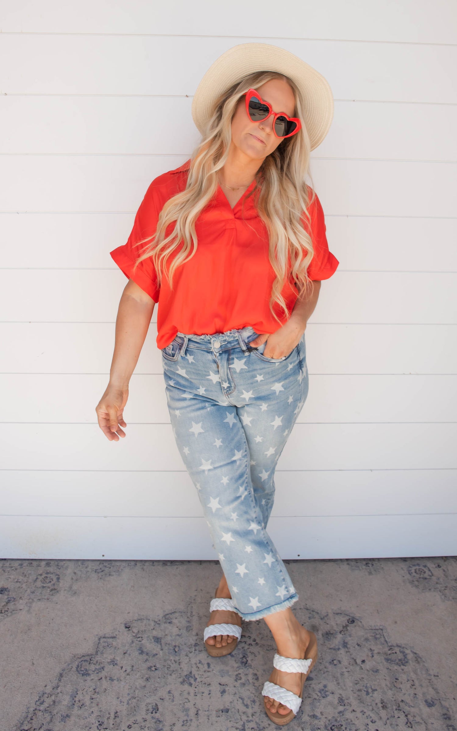 print denim