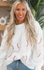 baseball sequin sweater