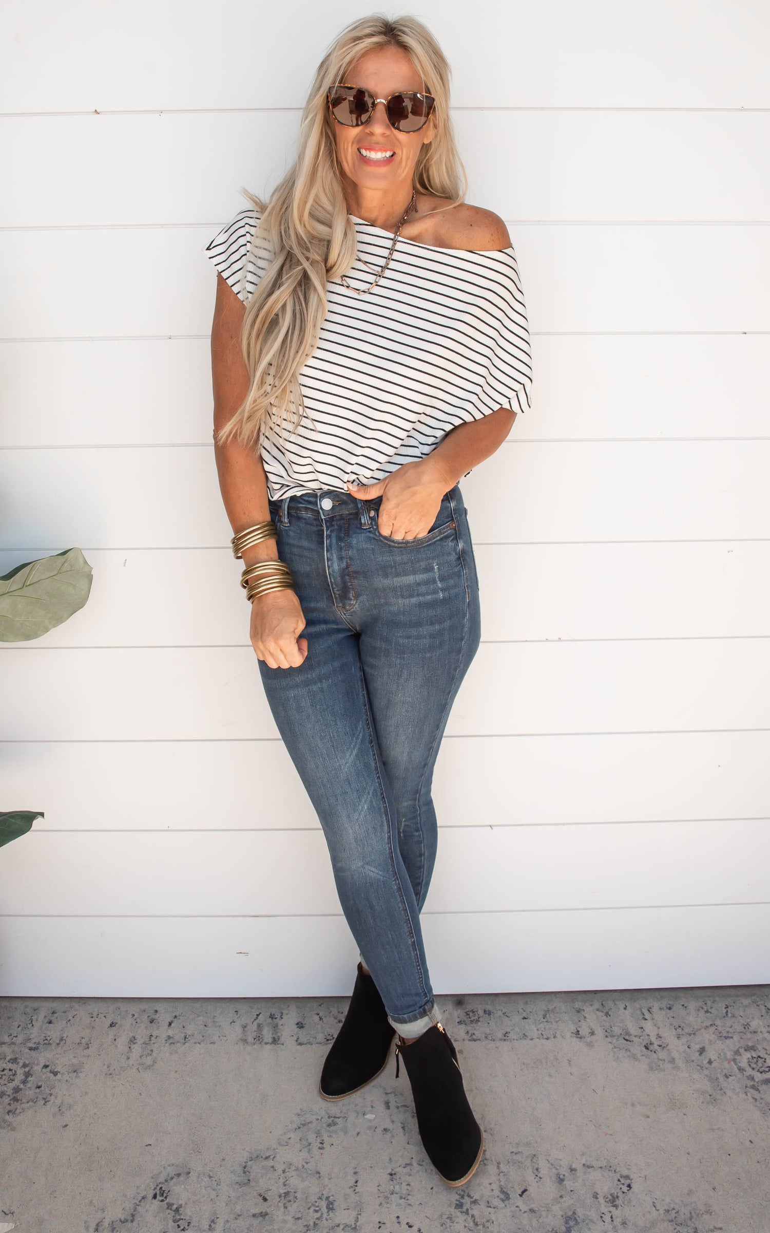 High Rise Tummy Control Skinny Denim Jeans - Judy Blue