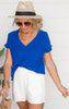 royal vneck top