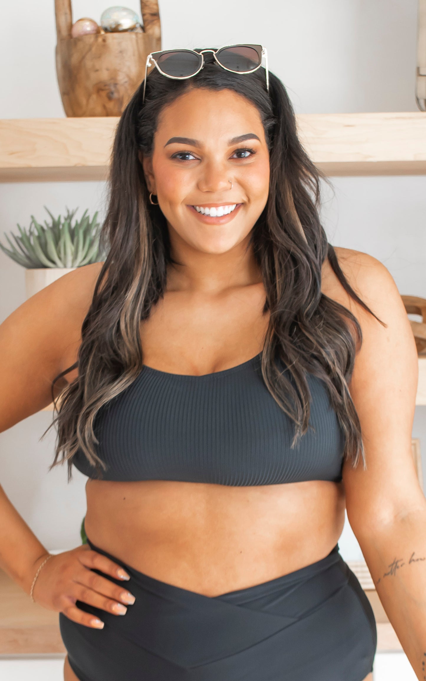 Seashell Top | Black