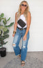 wide leg risen denim