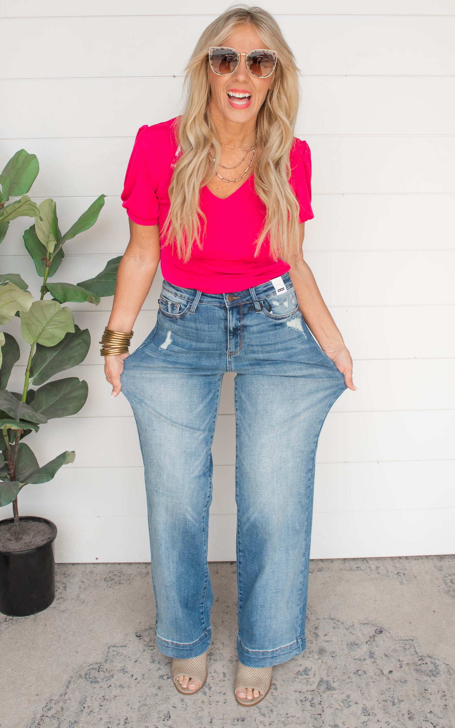 trouser wide leg jeans