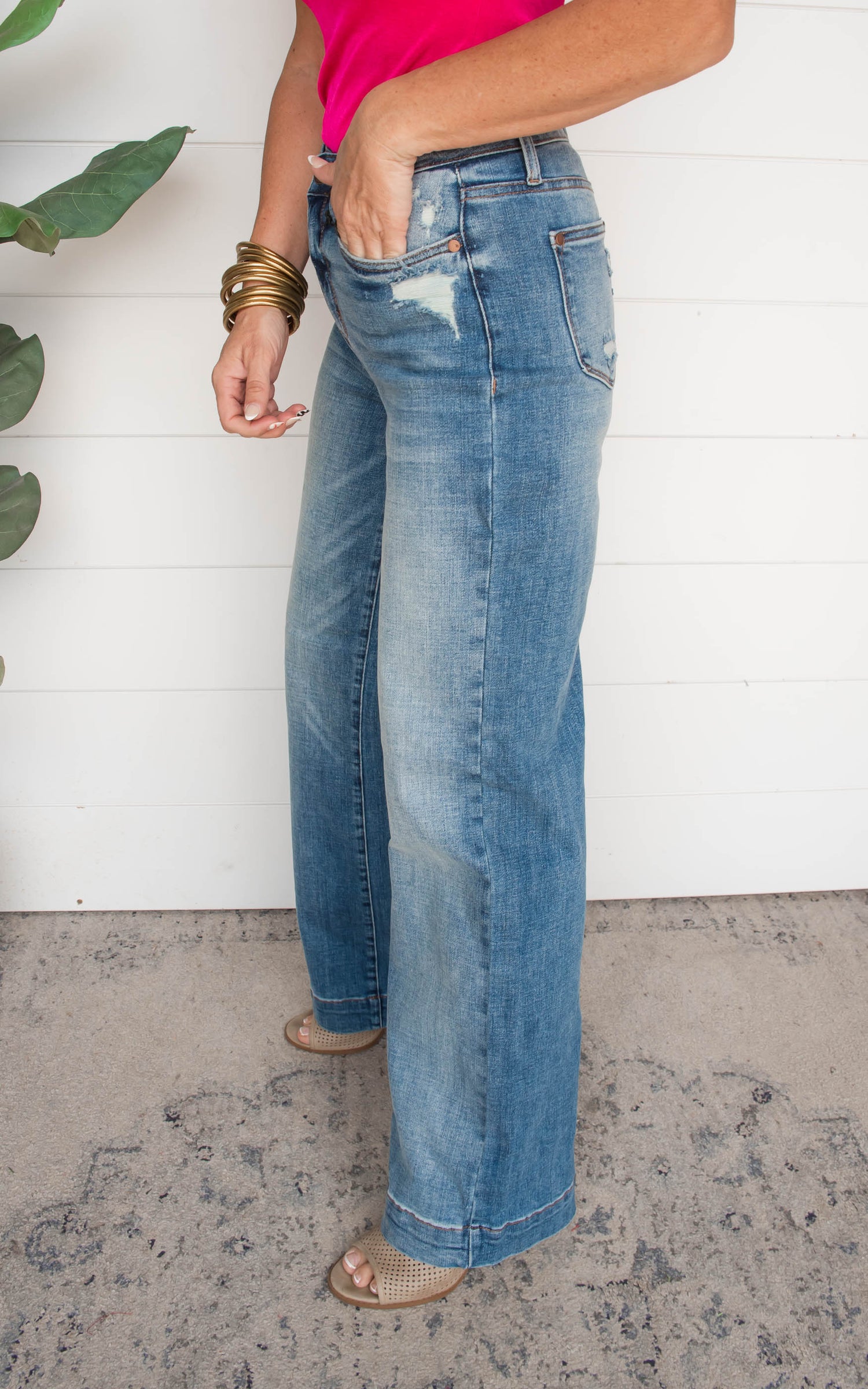 wide leg jeans