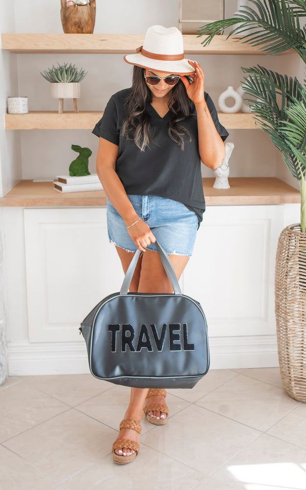 Duffle Bag Weekender - Travel (Black/Grey)