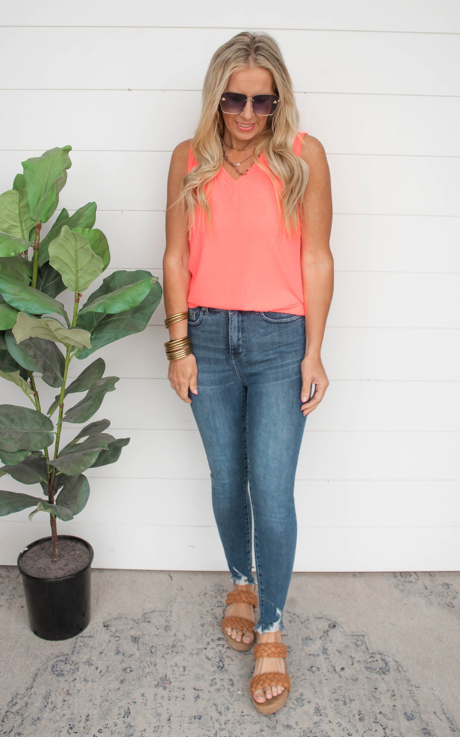 ZENANA SLEEVELESS TOP