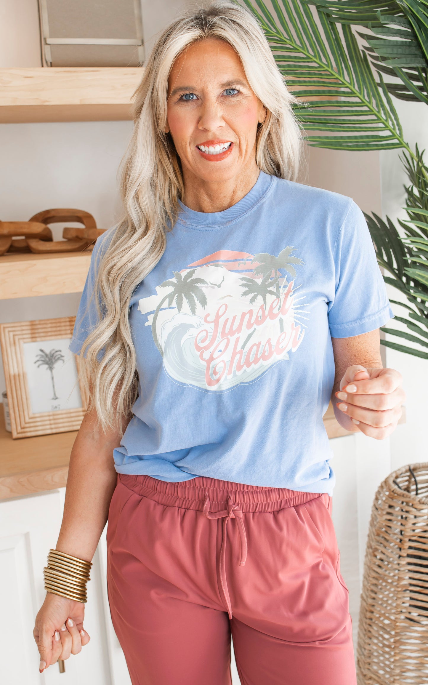 Sunset Chaser Garment Dyed Graphic T-shirt