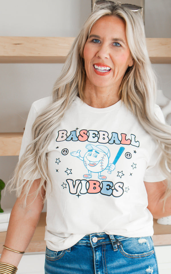 Baseball Vibes Graphic T-shirt