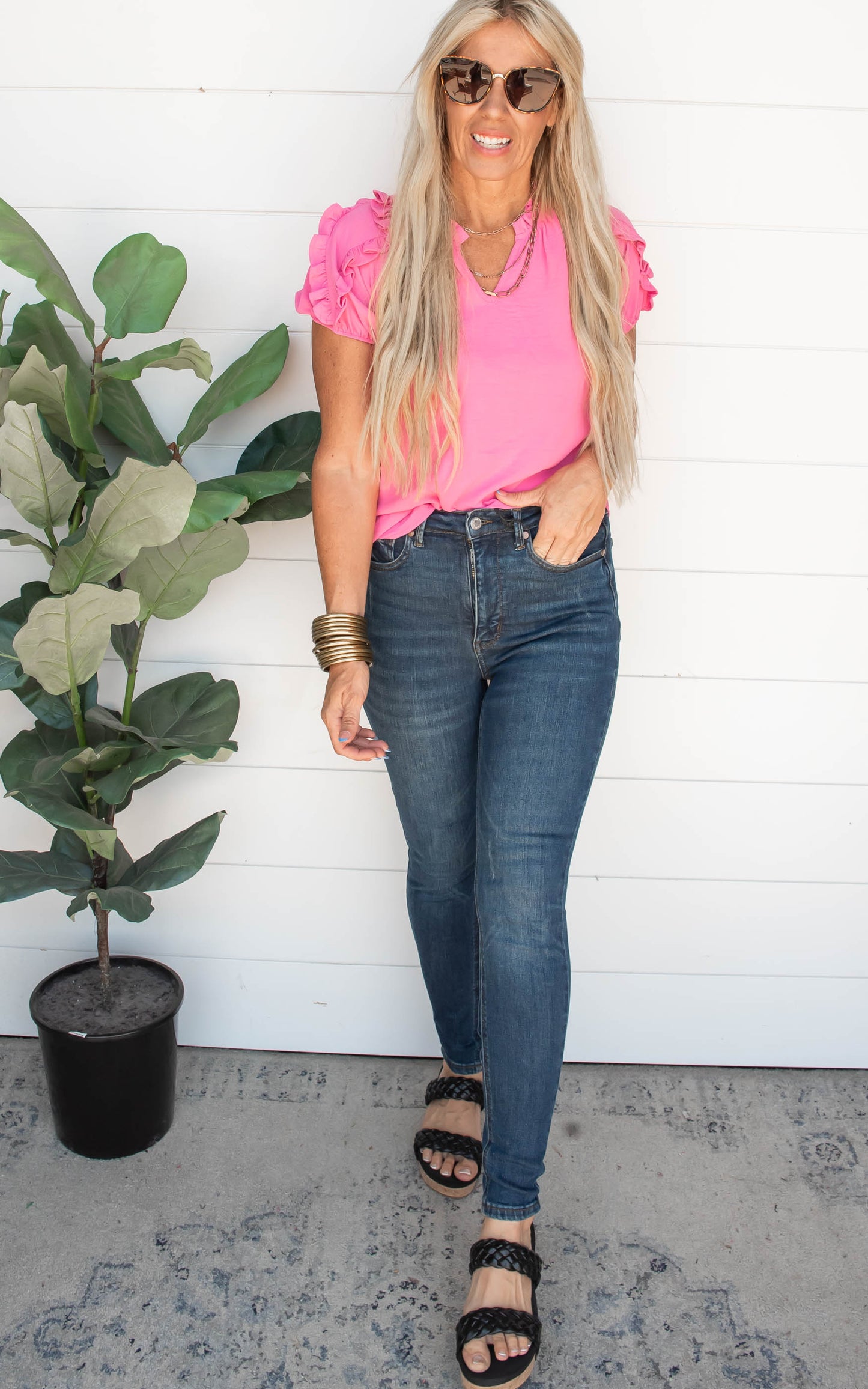 Bubblegum Pink  Top