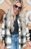 Stay Cozy Oversized Plaid Shacket - Olive