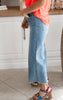 MICA | The Reese Cropped Wide Leg Denim Jean - Final Sale