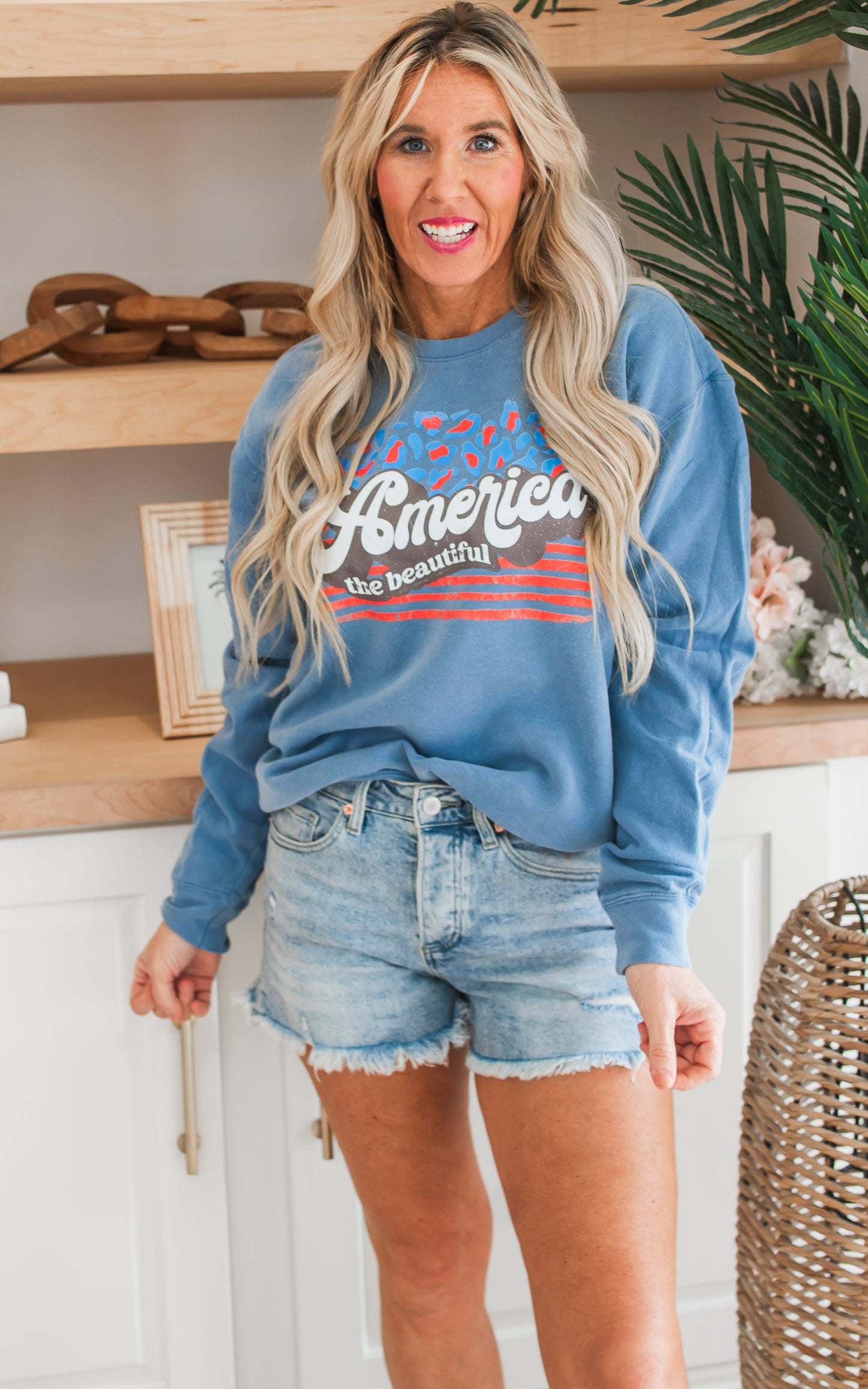 The LJ High Rise Denim Shorts | Mica - Final Sale