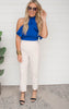 royal blue bodysuit