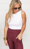 The Harper Cropped Seamless Tank Top - Final Sale
