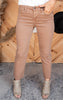 Mid Rise Straight Leg w/ Slit at Bottom | Mica