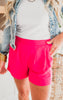 Woven High Waisted Shorts - Final Sale