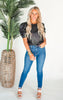 The Maddison High Waisted Cuffed Skinny Denim Jean (REG/CURVY) | Judy Blue - Final Sale