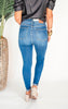 The Maddison High Waisted Cuffed Skinny Denim Jean (REG/CURVY) | Judy Blue - Final Sale