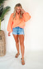 Piper Snap Button Collared Sweatshirt - Final Sale
