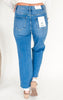 The Bristol High Rise Wide Leg Crop Denim Jean | Mica - Final Sale