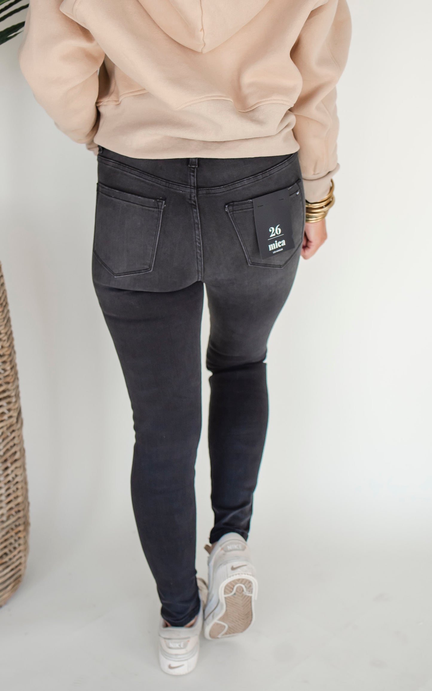 The Eva High Rise Ankle Skinny Denim Jean | Mica ** - Final Sale