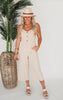 Taupe Sleeveless Jumpsuit - Final Sale