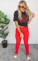 Queen Dawgs Will Rock You Cropped Tee
