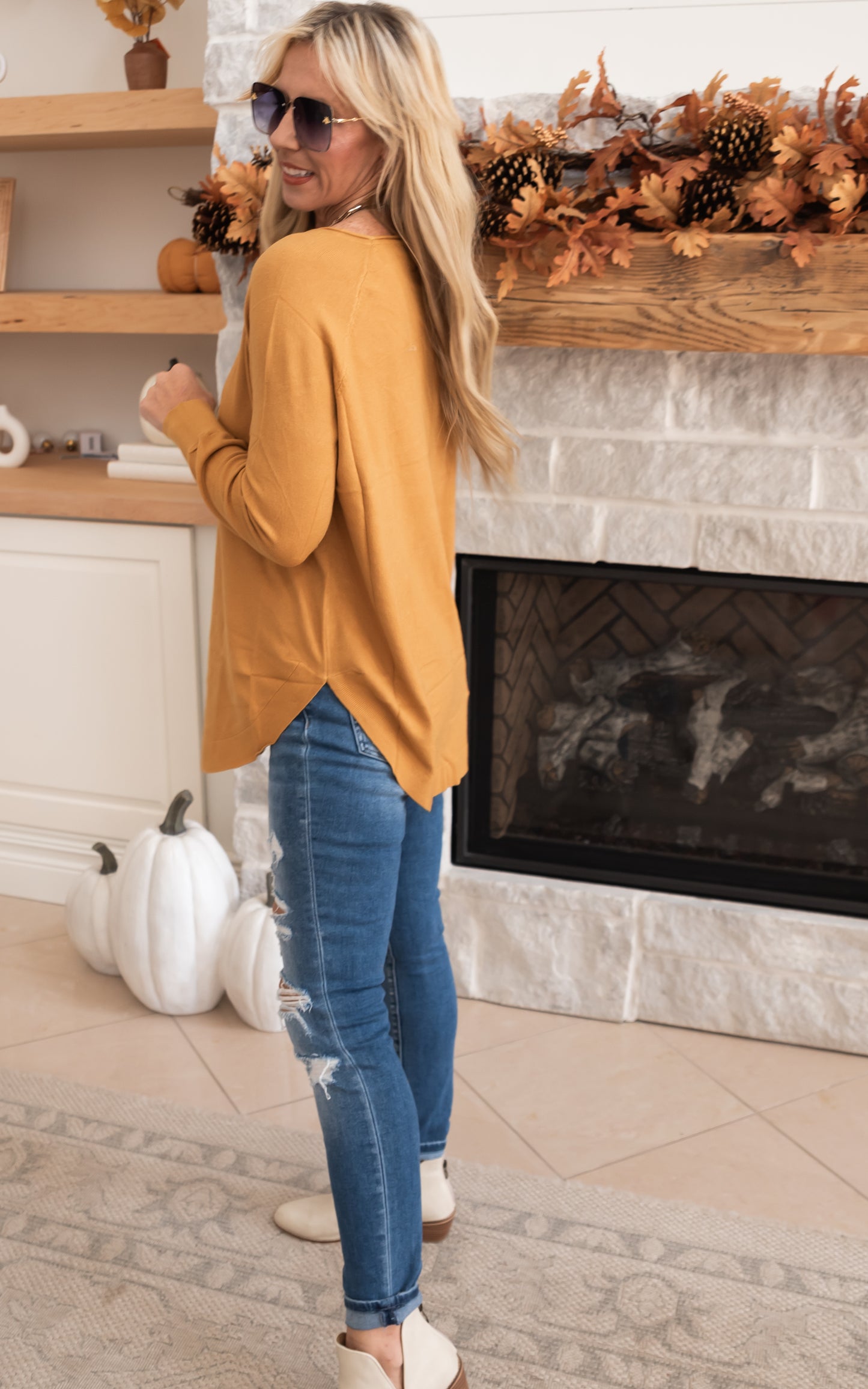 marigold sweater