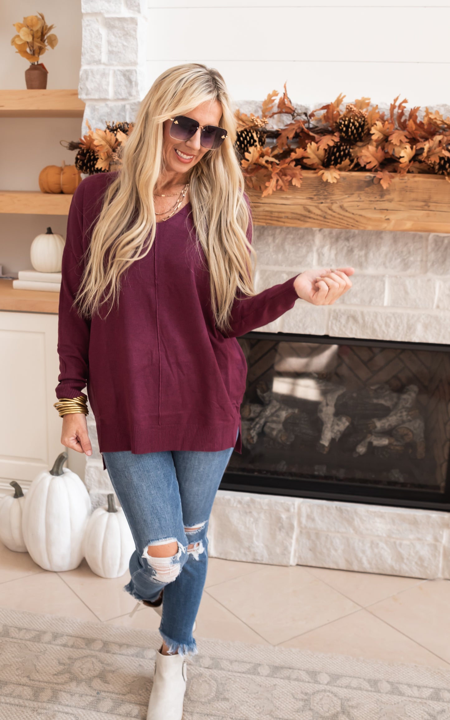 heather wildberry Fall Edition: The Everyday Sweater by Dreamer