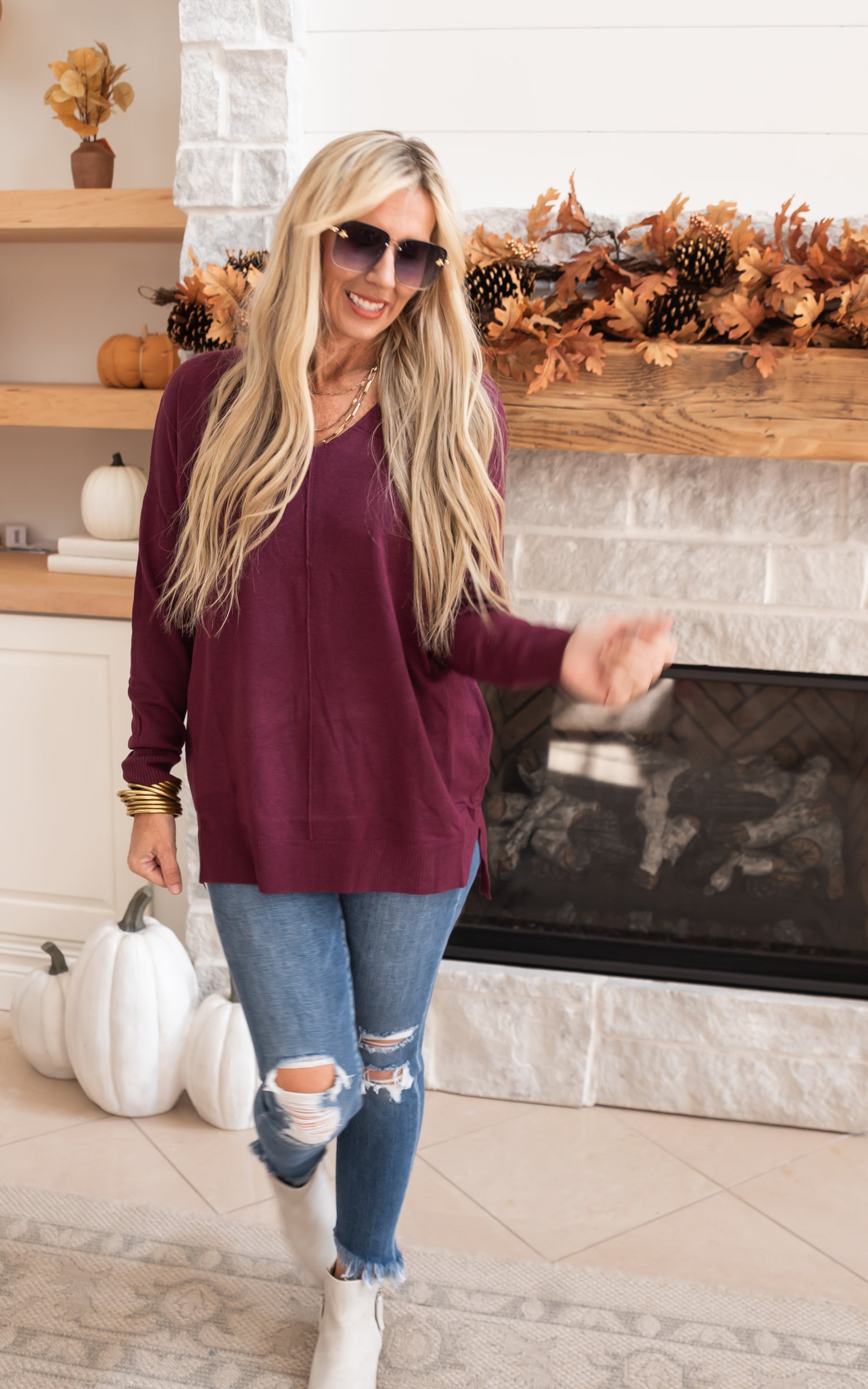 Dreamer wildberry sweater