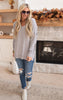 light grey sweater