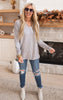 light grey sweater
