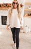 Brushed Melange Hacci Oversized Sweater