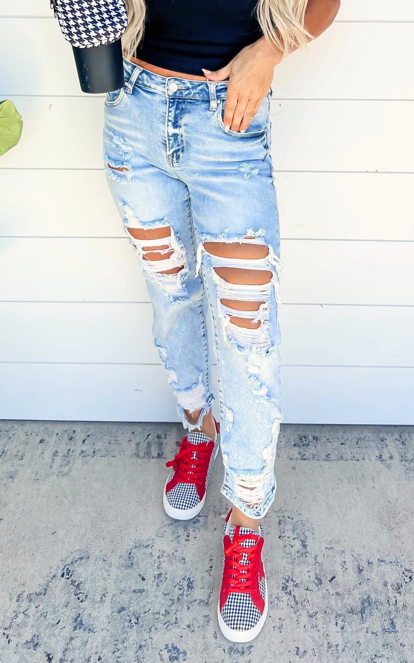 High-Rise Boyfriend Jeans | RISEN