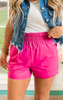 Popping Fuchsia Day to Day Shorts - Final Sale
