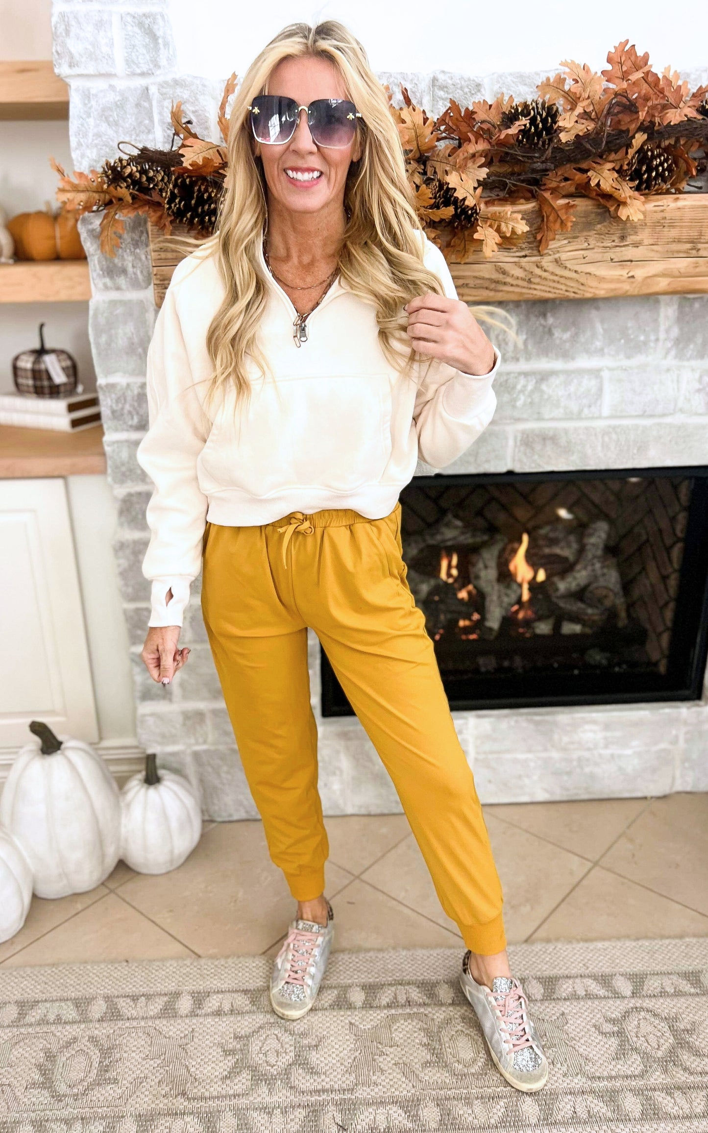 Tulum Sunrise Everyday Joggers by Salty Wave*- Final Sale