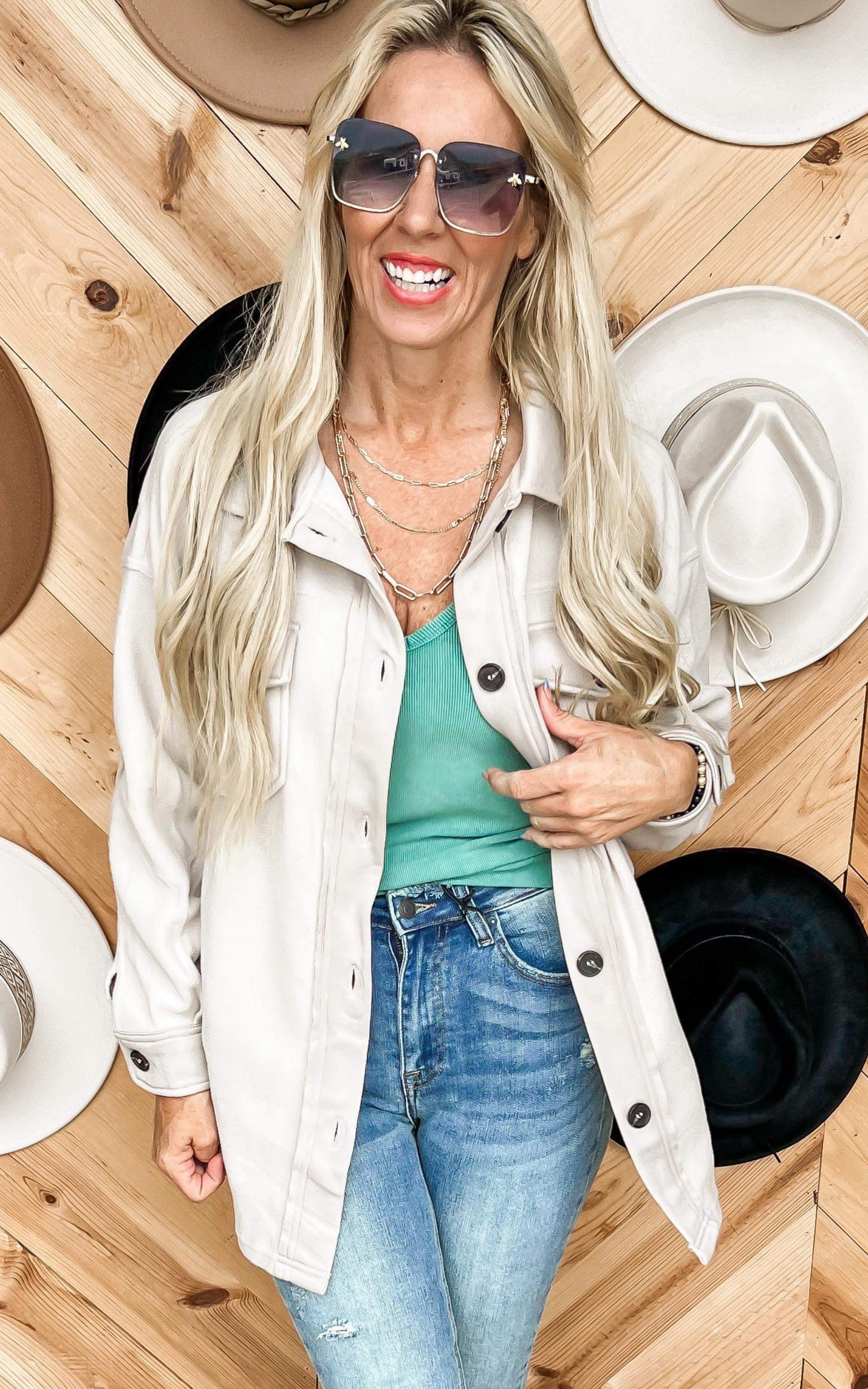 Oversized Basic Fall Fleece Shacket - Final Sale