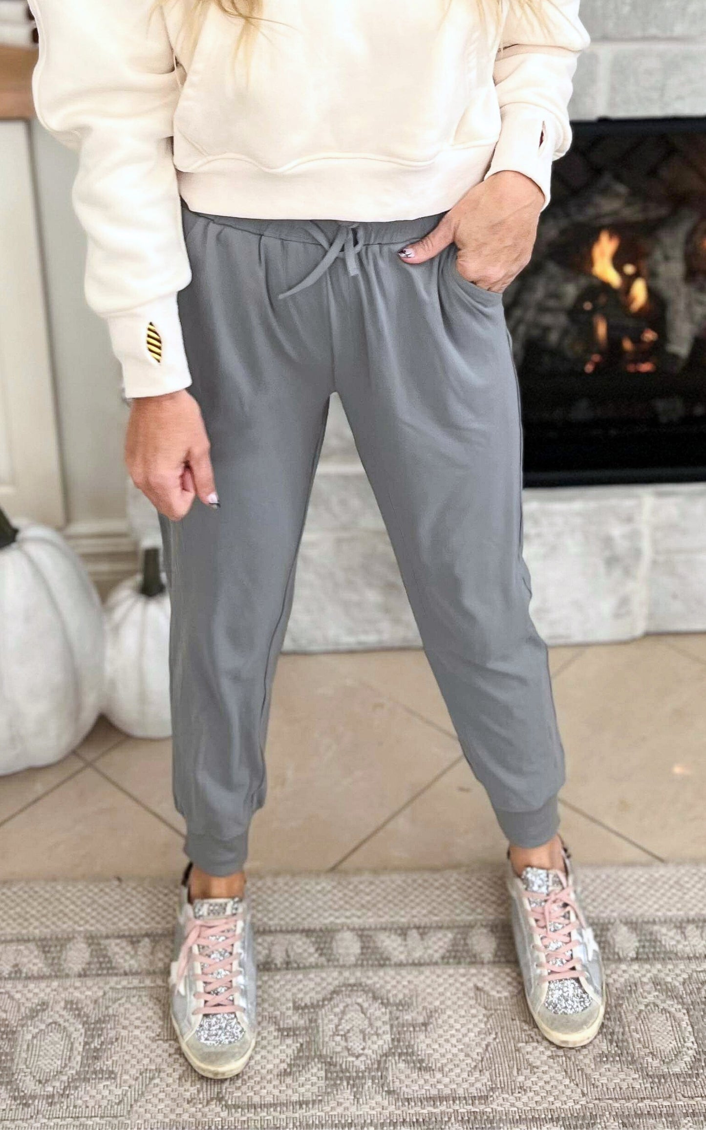 Coastal Grey Everyday Joggers by Salty Wave*DEAL
