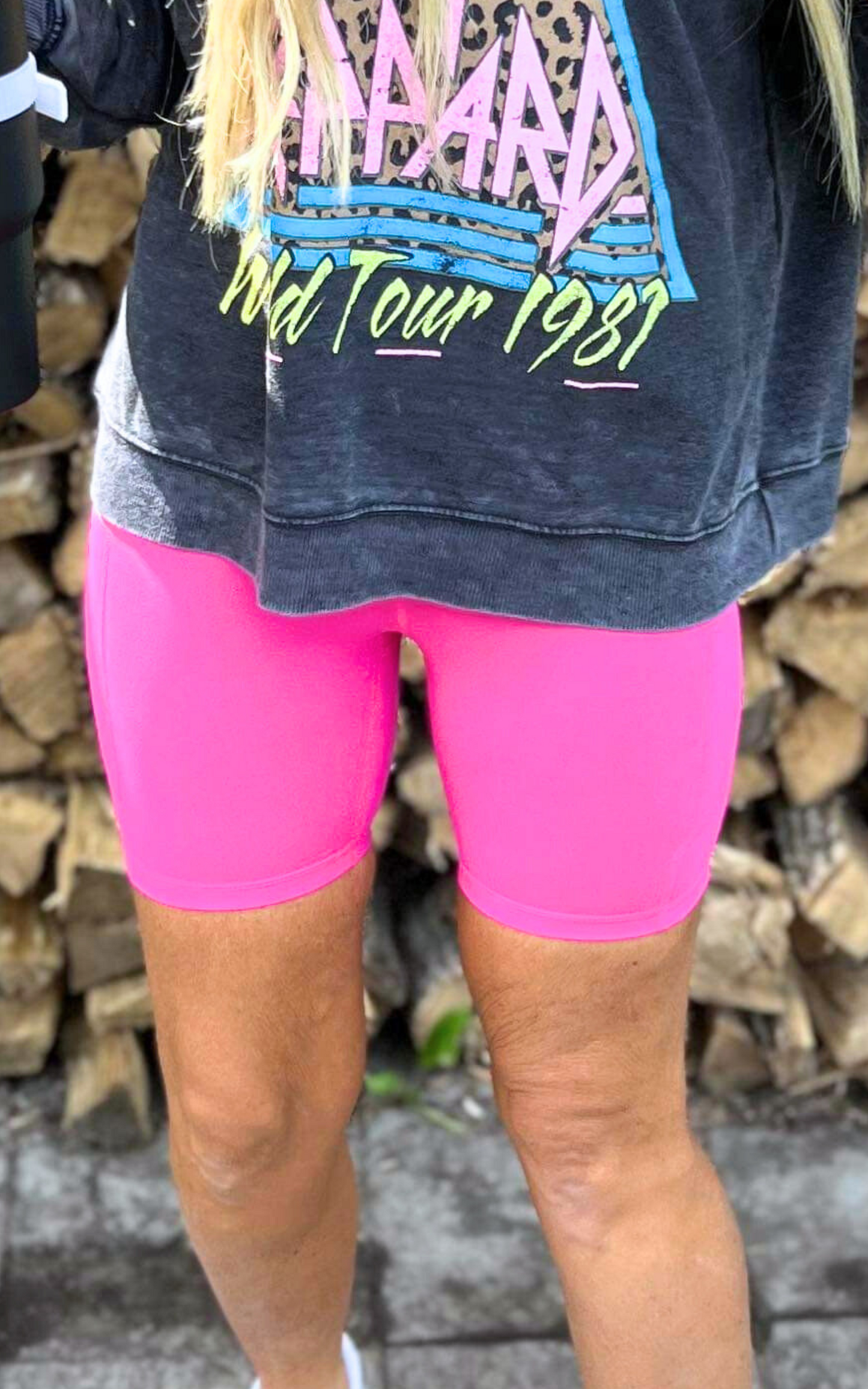 6 Inch Biker Shorts w/ Side Pockets - Final Sale