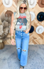 Rolling Stones Cropped Tank Top - Final Sale