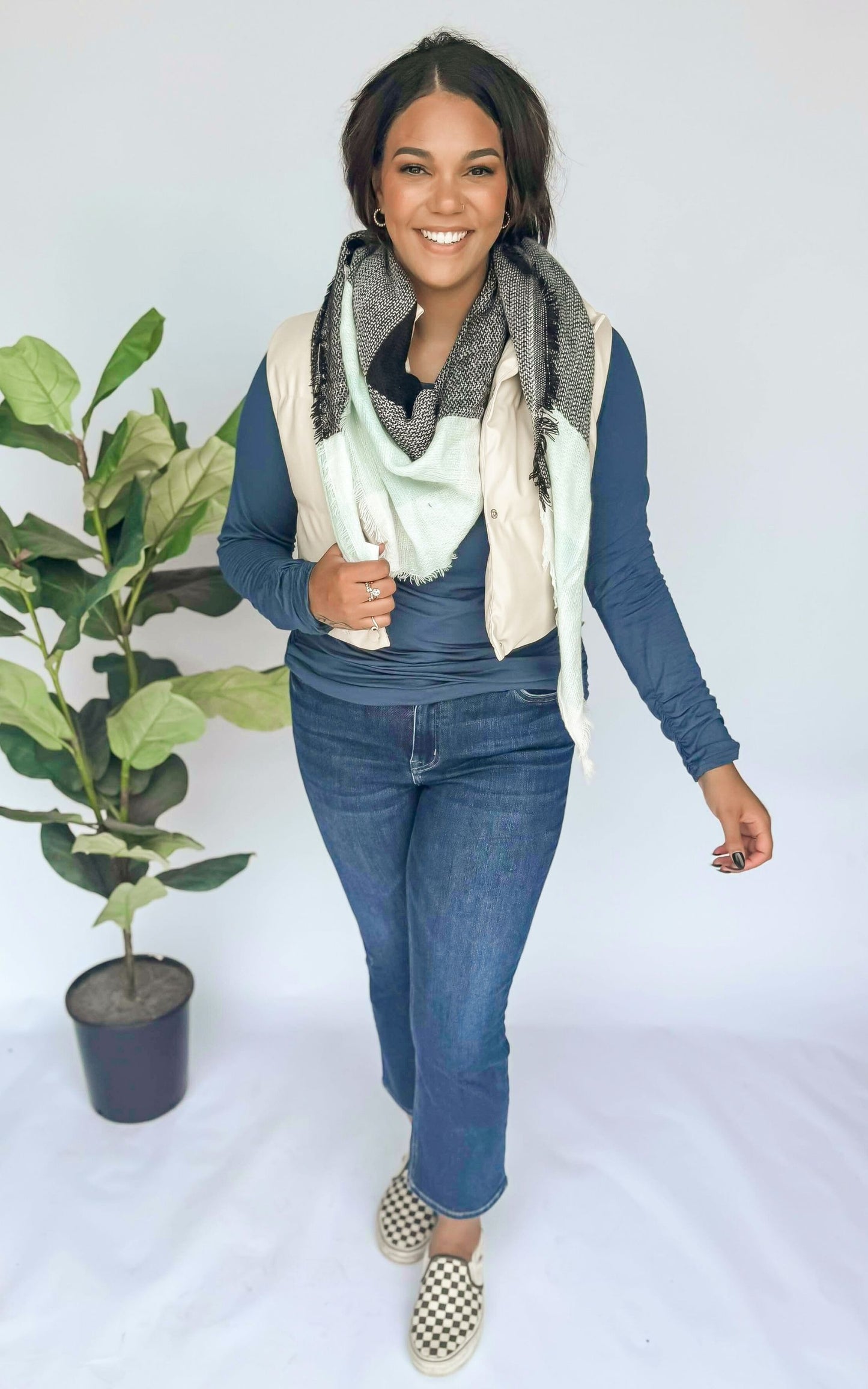 The Essential Long Sleeve Ruched Tunic by Salty Wave *FINAL SALE