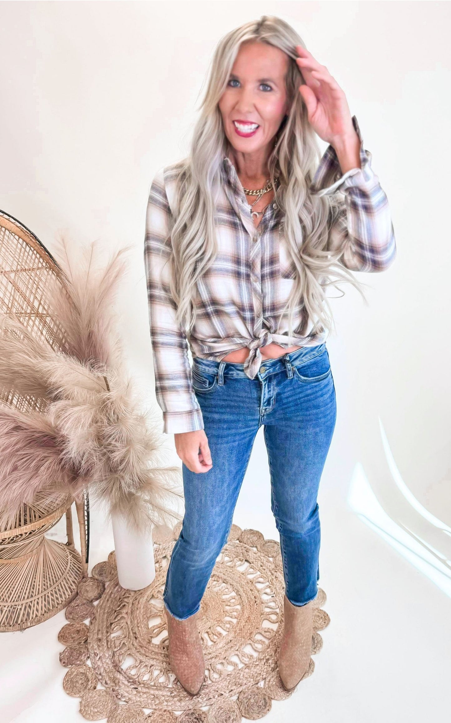 Chestnut Navy Flannel Shirt