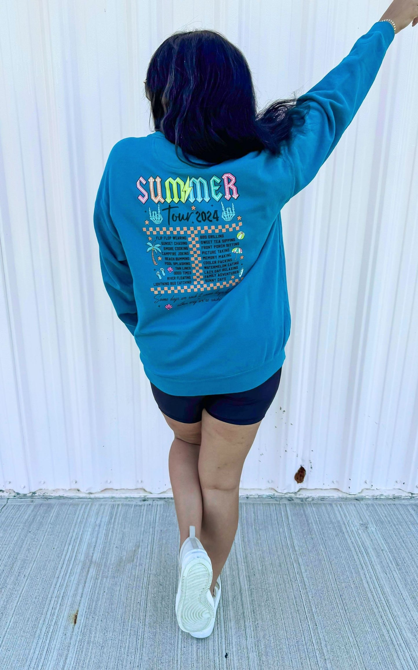 Summer Tour Graphic Sweatshirt | Comfort Colors